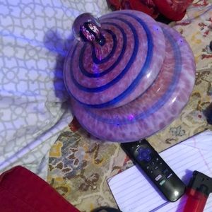 Vintage glass blown decorative piece